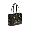 Balmain Black Calf Leather Bag