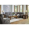 Power Leather Look Recliner