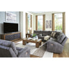 Power Leather Look Recliner