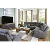Power Leather Look Recliner