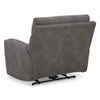 Power Leather Look Recliner
