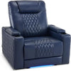 Power Leather Look Recliner